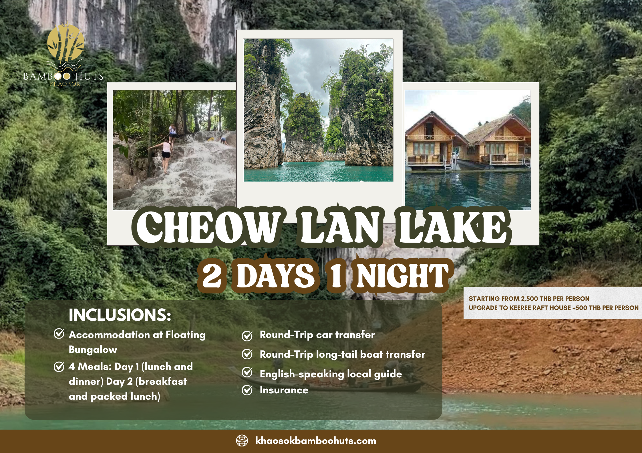 Cheow Lan Lake Tour